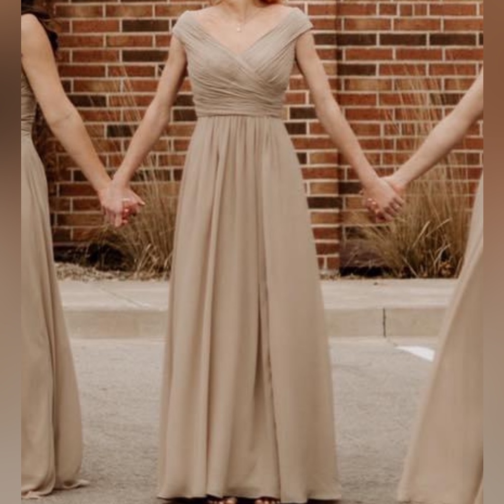 Beige Bridesmaid Dress (XS)